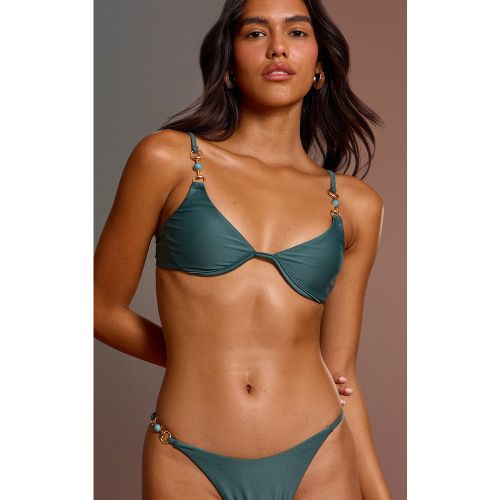 Haut de maillot de bain - à empiècements et armatures, - PrettyLittleThing - Modalova