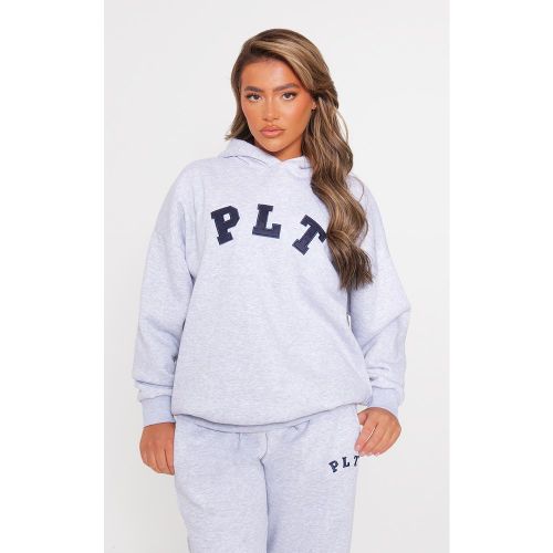 Hoodie oversize à logo "PLT" - PrettyLittleThing - Modalova
