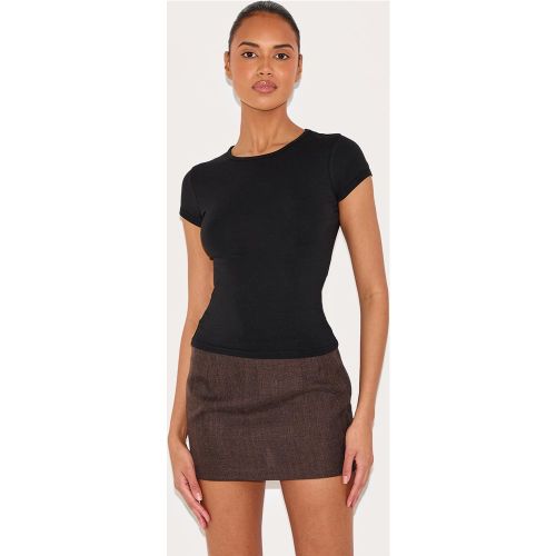 T-shirt long ajusté en coton modal - PrettyLittleThing - Modalova