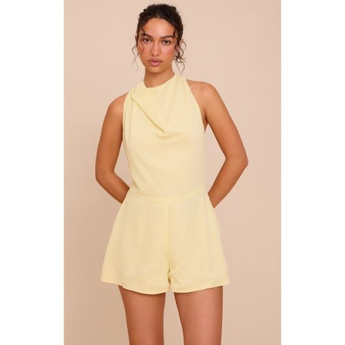 Combishort fluide en mousseline de soie à détail foulard - PrettyLittleThing - Modalova