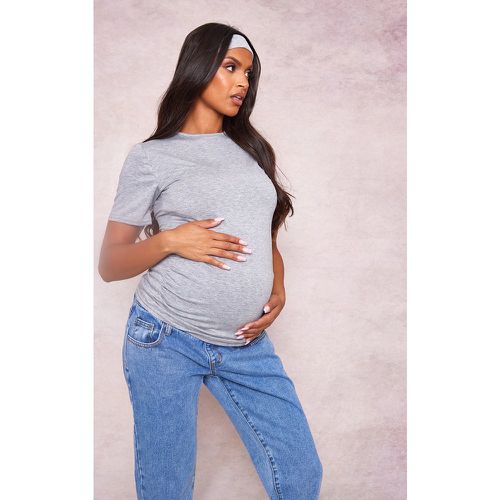 Maternité Top de grossesse ajusté basique à manches courtes - PrettyLittleThing - Modalova