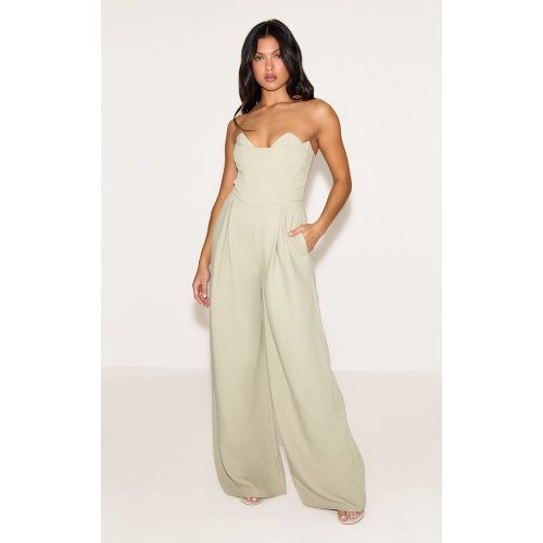 PLT Label Combinaison de tailleur large à détail corset au buste - PrettyLittleThing - Modalova