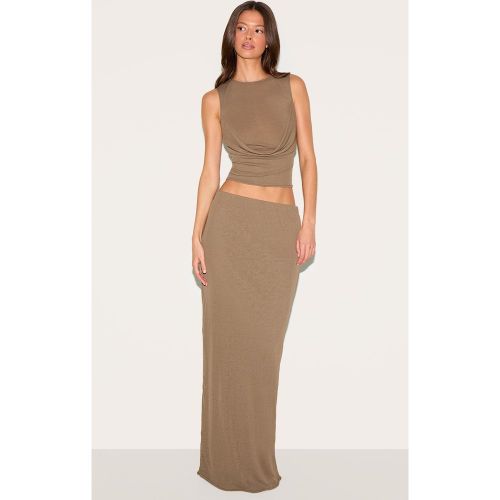Jupe longue texturée - PrettyLittleThing - Modalova