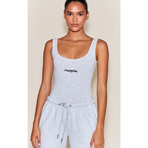 Body à logo ""et col rond | Taille XL - PrettyLittleThing - Modalova