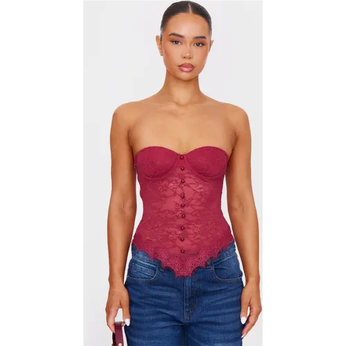 Corset bustier en dentelle - PrettyLittleThing - Modalova