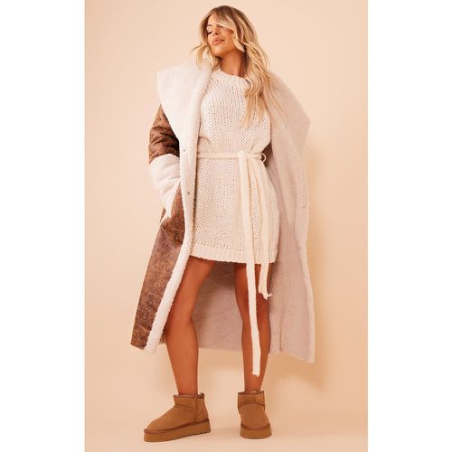 Robe pull en maille tricot très chunky - PrettyLittleThing - Modalova