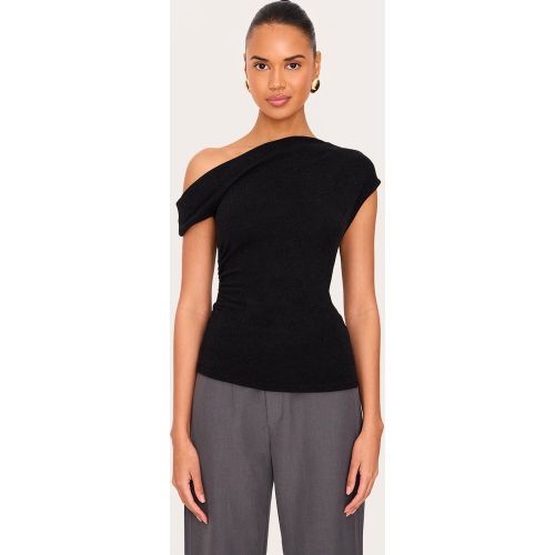 Top long asymétrique texturé froncé - PrettyLittleThing - Modalova