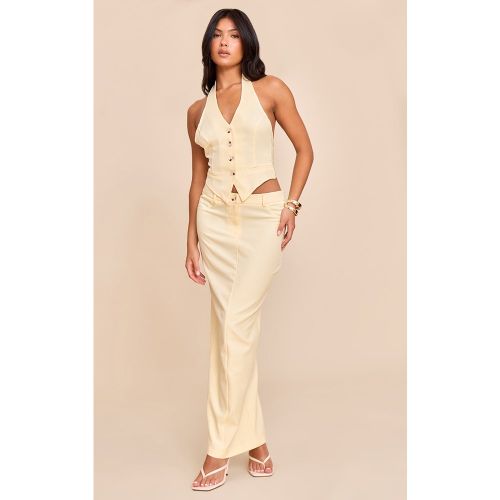 Jupe de tailleur longue tissée - PrettyLittleThing - Modalova