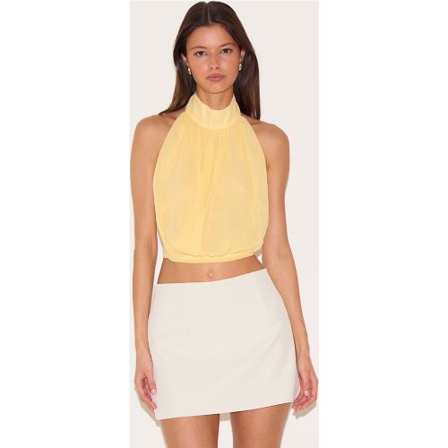 Top long bouffant en mousseline de soie - PrettyLittleThing - Modalova