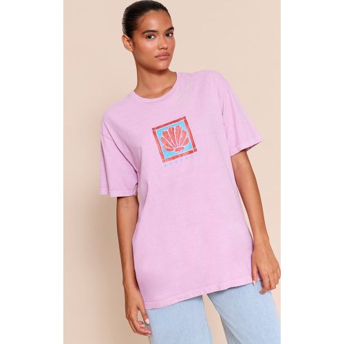 T-shirt oversize à graphique coquillage et "Majorca" | Taille Medium - PrettyLittleThing - Modalova
