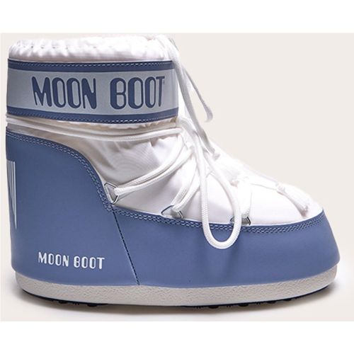 MOON BOOT Bottes basses et blanches Icon - PrettyLittleThing - Modalova