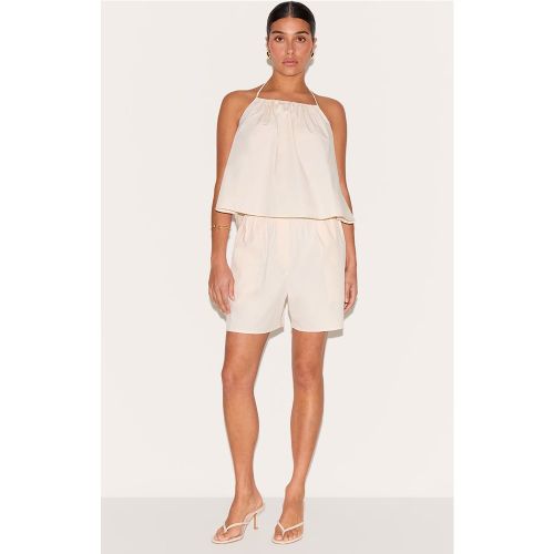 Petite Short fluide en popeline - PrettyLittleThing - Modalova