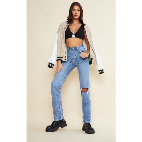 Tall Jean droit au découpé sur le genou - PrettyLittleThing - Modalova