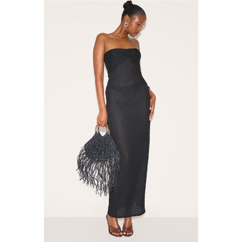 Robe bustier longue texturée - PrettyLittleThing - Modalova