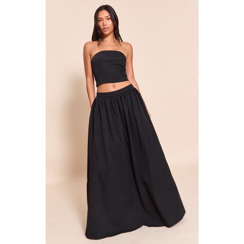 Jupe mi-long Détail Bande Tissée Plissée - PrettyLittleThing - Modalova