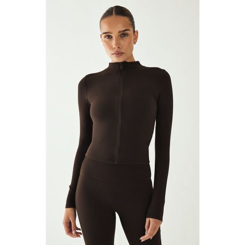 Veste en Sculpt espresso, Espresso - PrettyLittleThing - Modalova