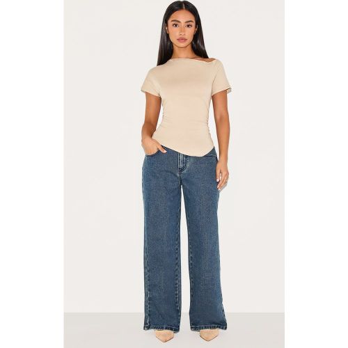 Petite Jean boyfriend à taille basse - PrettyLittleThing - Modalova