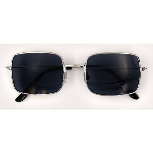 Lunettes de soleil à monture fine en métal - PrettyLittleThing - Modalova