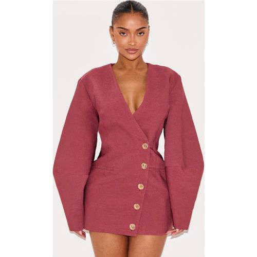 Shape Robe blazer de tailleur trapèze deluxe à manches cocon | Taille 48 - PrettyLittleThing - Modalova