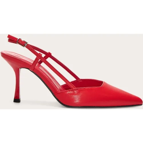 Escarpins pointus pointure large en PU à talon aiguille haut - PrettyLittleThing - Modalova