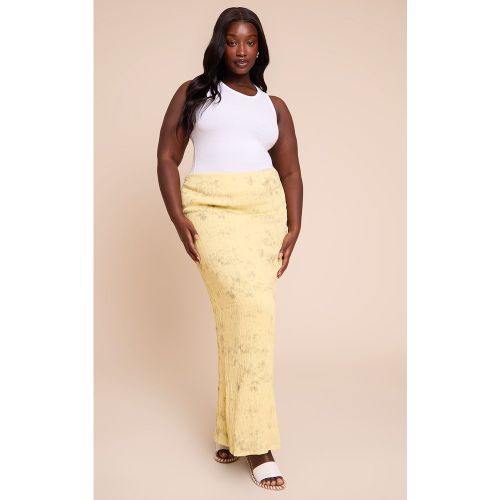 Plus Jupe longue texturée imprimé - PrettyLittleThing - Modalova