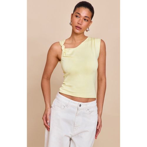 Top long moulant à bretelle nouée | Taille 38 - PrettyLittleThing - Modalova