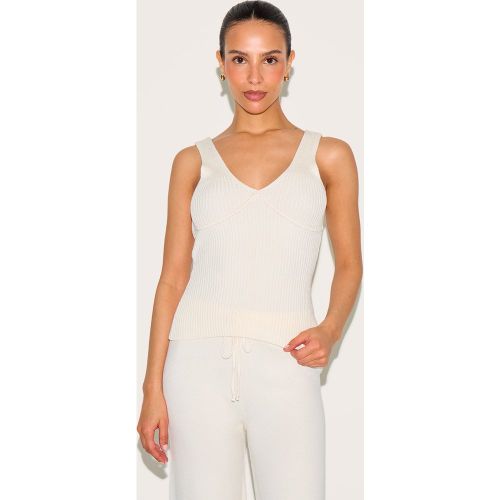 Petite Débardeur long en maille tricot côtelée - PrettyLittleThing - Modalova