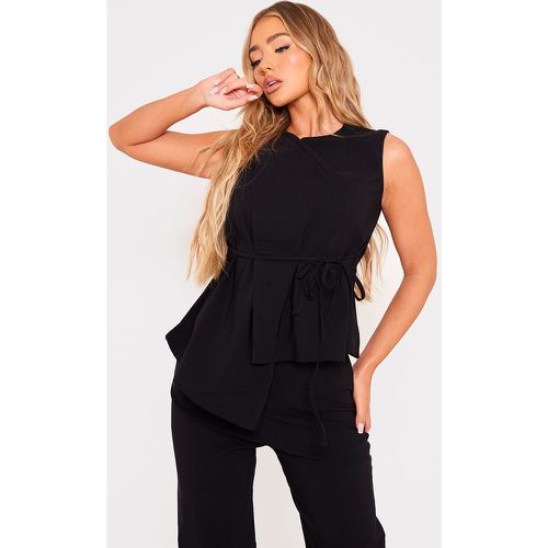 Top long tissé stretch noué devant - PrettyLittleThing - Modalova