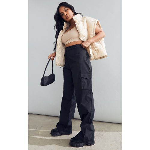 Plus Pantalon droit style cargo à poches devant - PrettyLittleThing - Modalova