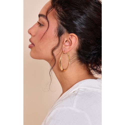 Créoles lisses incurvées - PrettyLittleThing - Modalova