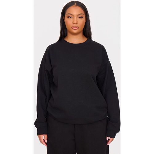 Plus Sweat oversize noir, Noir - PrettyLittleThing - Modalova