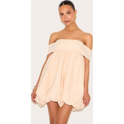 Petite Mini robe bouffante à col bardot - PrettyLittleThing - Modalova