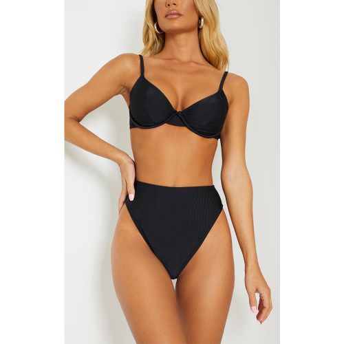 PLT Recycle - Bas de maillot de bain Mix & Match échancré taille haute - PrettyLittleThing - Modalova