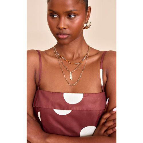 Collier Multi Perles Multi Chaînes - PrettyLittleThing - Modalova