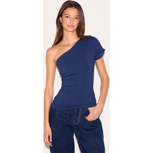 Haut asymétrique indigo à une épaule - PrettyLittleThing - Modalova
