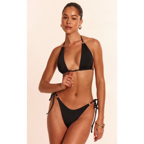 Mini bas de maillot de bain noué sur les côtés à anneaux - PrettyLittleThing - Modalova