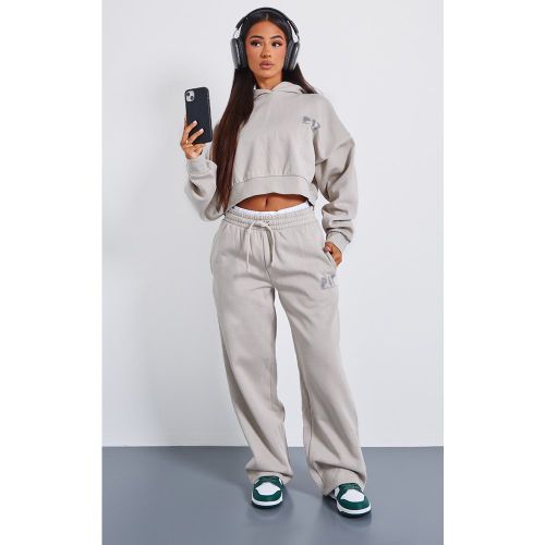 Petite Jogging droit deluxe à logo - PrettyLittleThing - Modalova