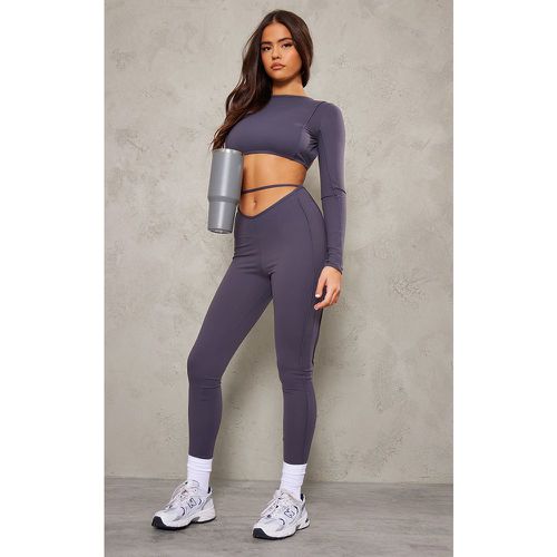 Legging de sport sculpt à lanières - PrettyLittleThing - Modalova