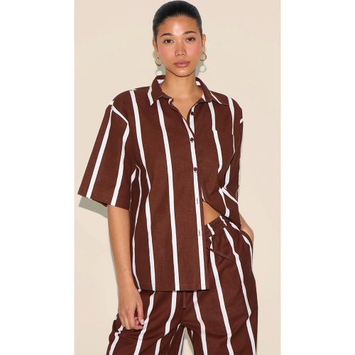 Chemise oversize à rayures - PrettyLittleThing - Modalova