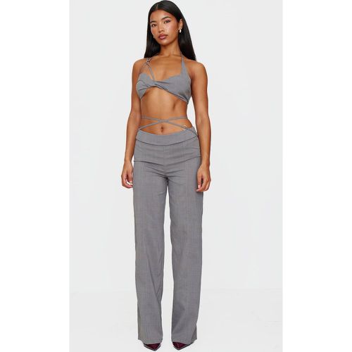 Pantalon de tailleur à détails de coutures - PrettyLittleThing - Modalova