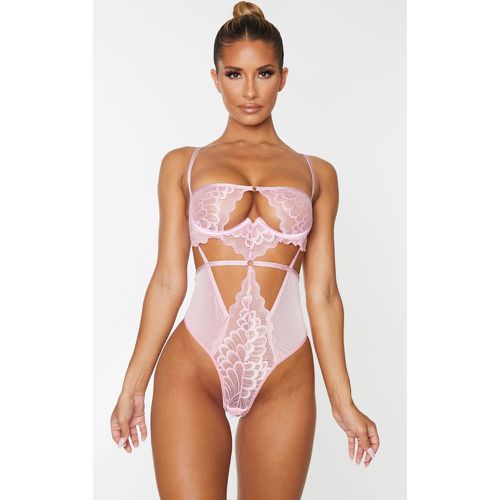 Body découpé en dentelle à armatures - PrettyLittleThing - Modalova