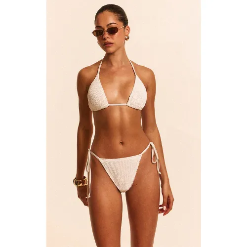 Haut de maillot de bain triangle crêpé - PrettyLittleThing - Modalova