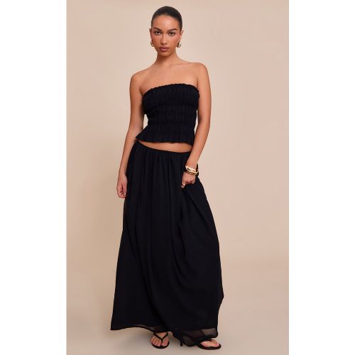 Jupe longue fluide en mousseline de soie - PrettyLittleThing - Modalova