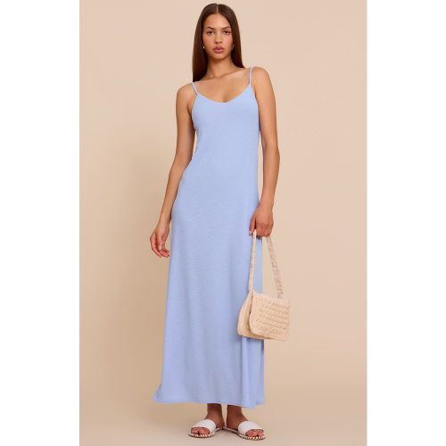 Robe longue texturée sans manches à décolleté | Taille 38 - PrettyLittleThing - Modalova
