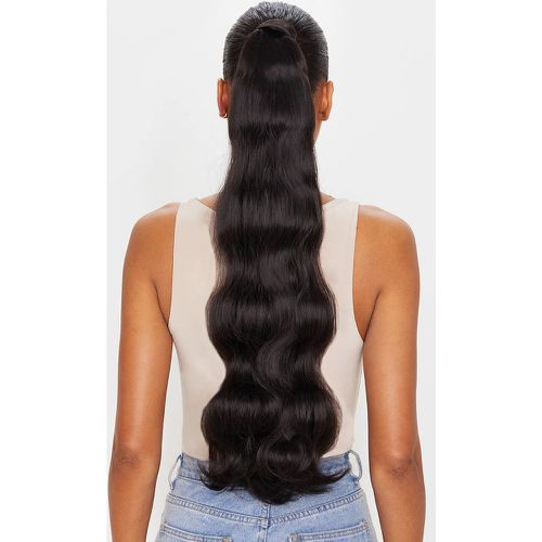 LullaBellz Longues extensions ondulées à clipser Wave Wraparound Pony 66 cm Dark Brown - PrettyLittleThing - Modalova