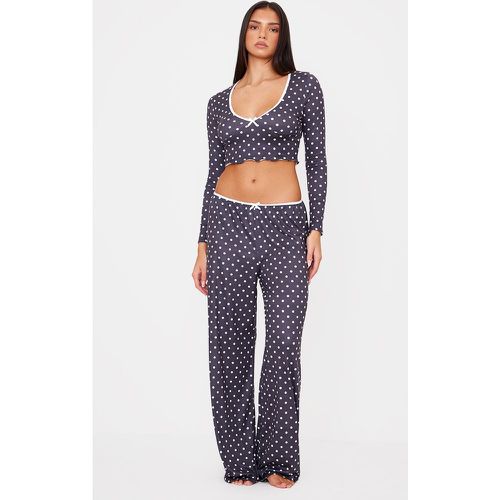 Pantalon de pyjama large à pois - PrettyLittleThing - Modalova