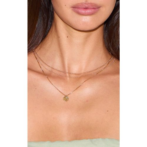 Collier superposé à pendentif - PrettyLittleThing - Modalova