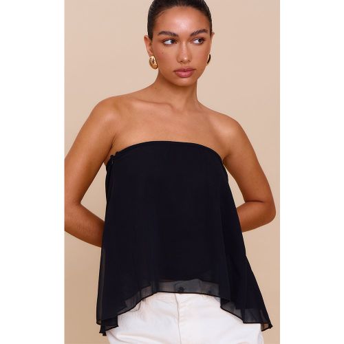 Top bustier fluide en mousseline de soie - PrettyLittleThing - Modalova