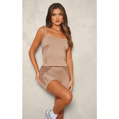 PLT Sport Débardeur de sport en jacquard sans coutures - PrettyLittleThing - Modalova