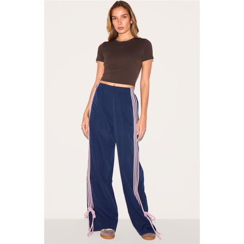 Bas de survêtement en nylon à détails noeuds - PrettyLittleThing - Modalova